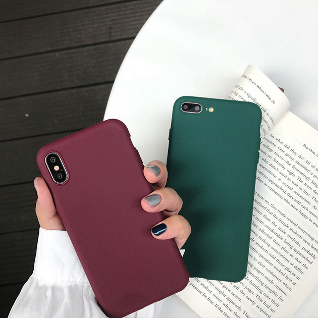 เคสซิลิโคนนิ่ม ผิวเรียบ iPhone